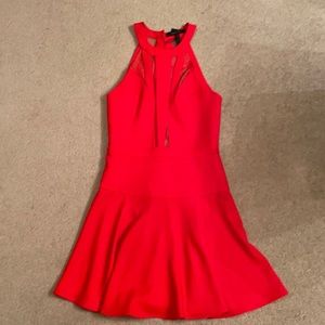 Bright pink BCBG dress